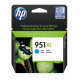 HP 951XL augstas ražības ciāna oriģinālā tintes kasetne