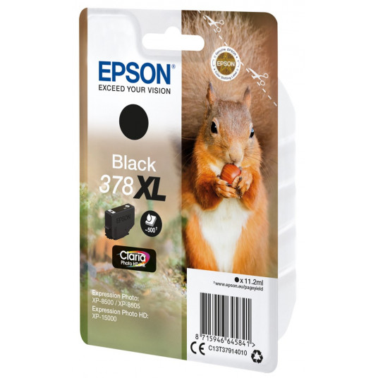 EPSON SQUIRREL 378 BLACK XL SINGLE