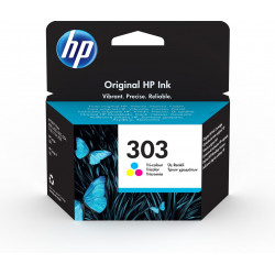 HP 303 - krāsains (ciāns, magenta, gul) -