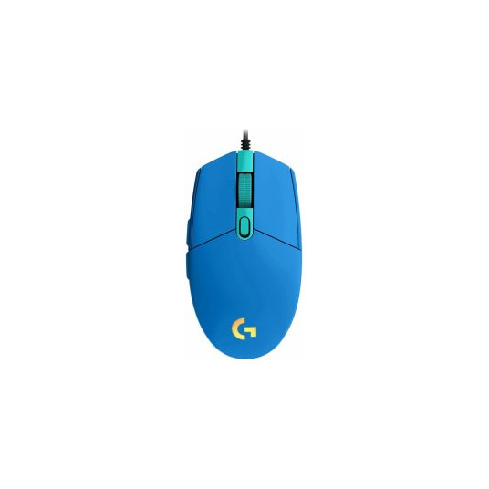 Pele Logitech G102 Lightsync RGB Optical Gaming Mouse Blue