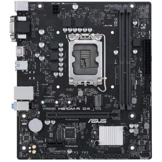 Asus PRIME H610M-R D4 Motherboard Intel H610 LGA 1700 micro ATX