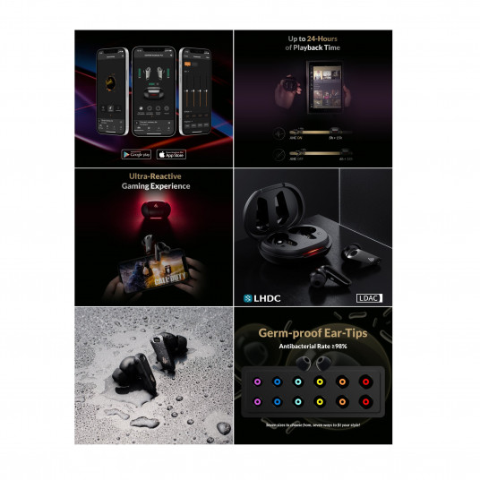 Austiņas Edifier NeoBuds Pro ANC Black