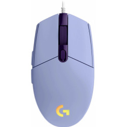 Pele Logitech G102 Lightsync RGB Optical Gaming Mouse Lilac