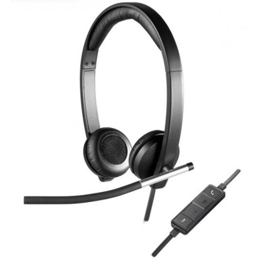 Austiņas Logitech H650e Black