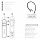 Swissten Caller Bluetooth HandsFree Headset with MultiPoint / CVC Noise Reduction