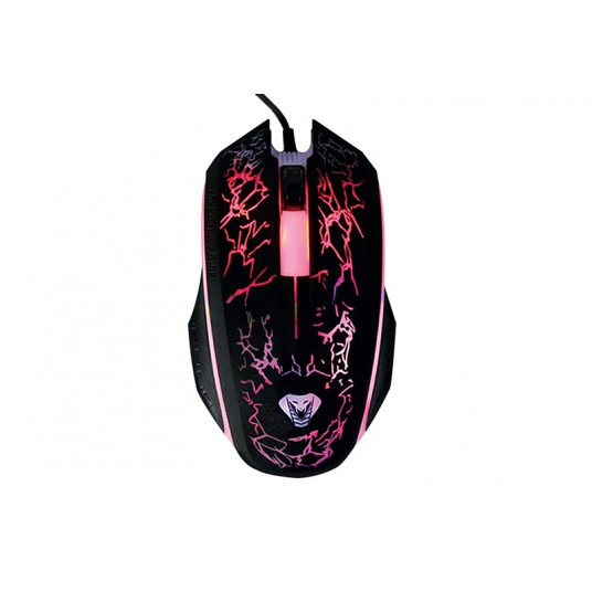 Pele Media-Tech Cobra Pro X-Light Optical Gaming Mouse Black