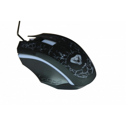 Pele Media-Tech Cobra Pro X-Light Optical Gaming Mouse Black