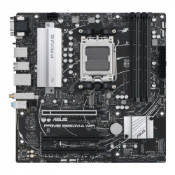 Asus PRIME B650M-A WIFI Procesoru saime AMD, Procesora ligzda AM5, DDR5 DIMM, Atmiņas sloti 4, Atbalstītie cietā diska interfeisi SATA, M.2, SATA savienotāju skaits 4, Chipset AMD B650, mATX