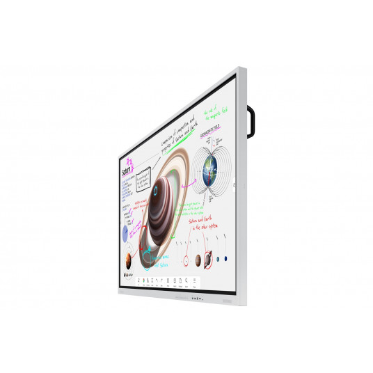 Samsung WM75B Interaktīvā baltā tāfele 190,5 cm (75") 3840 x 2160 pikseļu skārienekrāns Pelēka, balta