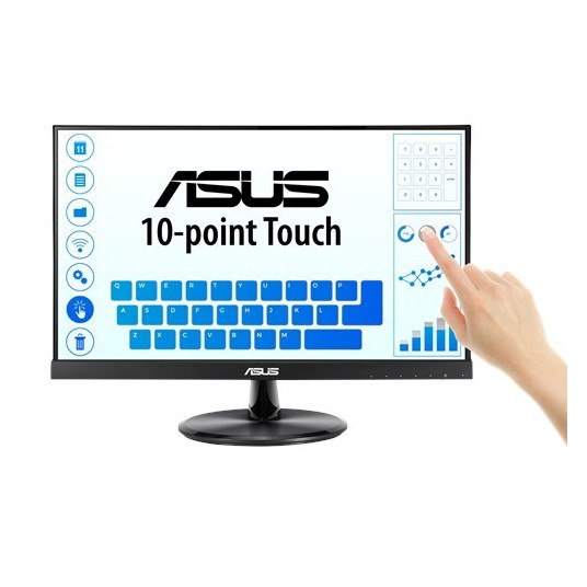 ASUS VT229H datora monitors 54,6 cm (21,5") 1920 x 1080 pikseļu Full HD LED skārienjūtīgais ekrāns melns