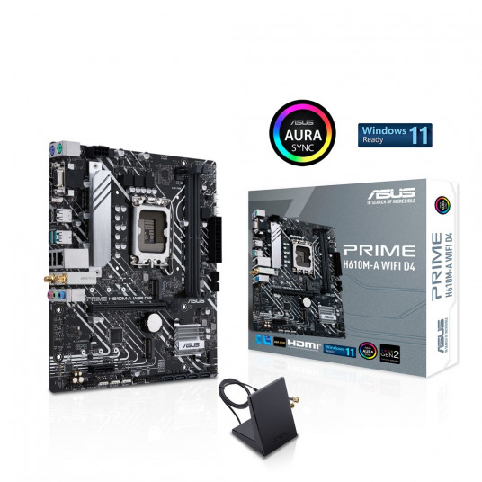 ASUS PRIME H610M-A WIFI D4 Intel H610 LGA 1700 "micro ATX"