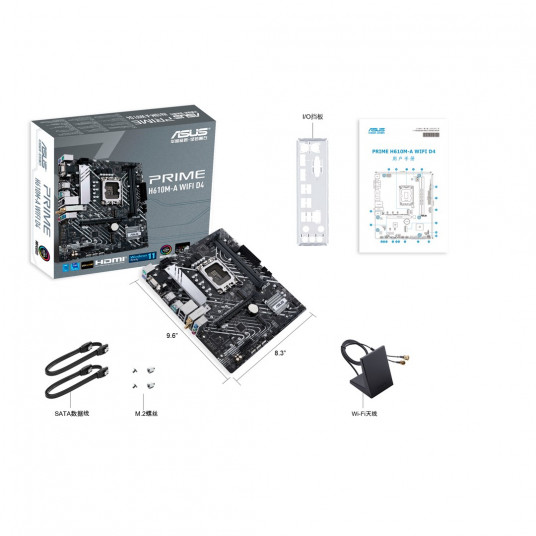 ASUS PRIME H610M-A WIFI D4 Intel H610 LGA 1700 "micro ATX"