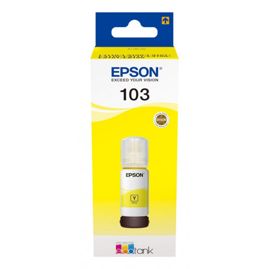 Epson 103 tintes kasetne 1 gab. oriģinālā dzeltenā krāsā