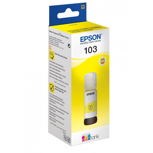 Epson 103 tintes kasetne 1 gab. oriģinālā dzeltenā krāsā