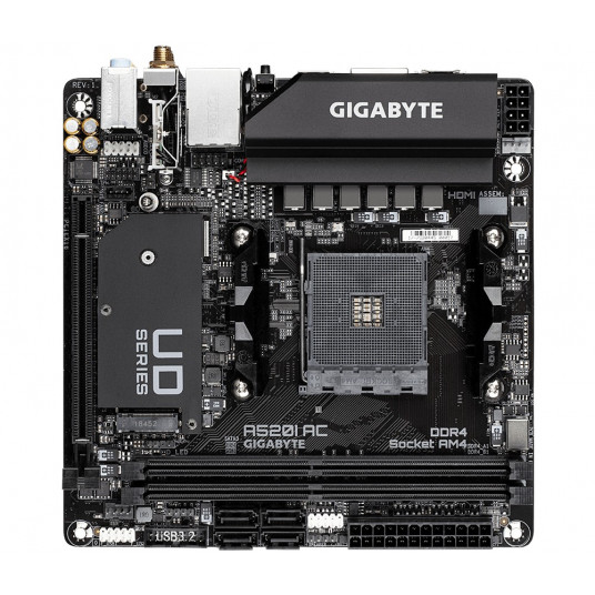 A520I AC AM4 2DDR4 DP/2HDMI mITX