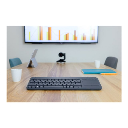 LOGI K400 Plus Touch Keyboard black(PAN)