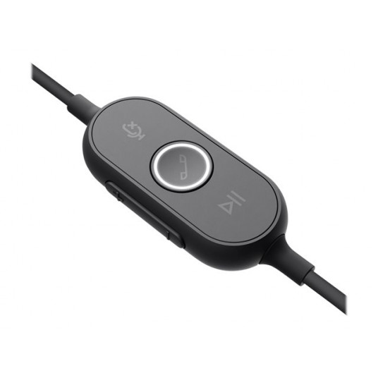 Austiņas Logitech Zone Wired Black