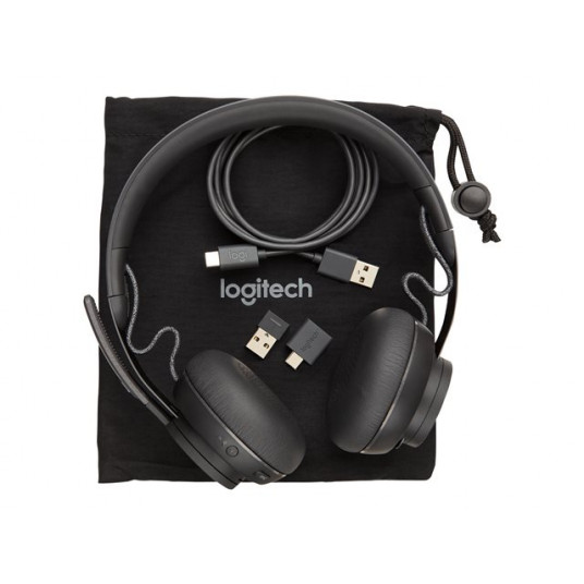 Austiņas Logitech Zone Stereo Black