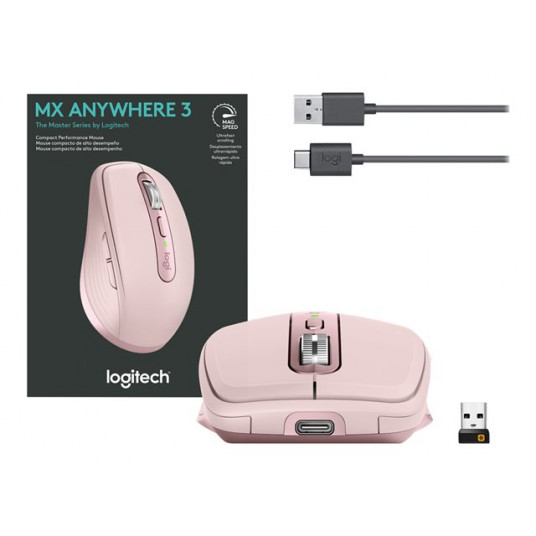 Pele Logitech MX Anywhere 3 Laser Rose