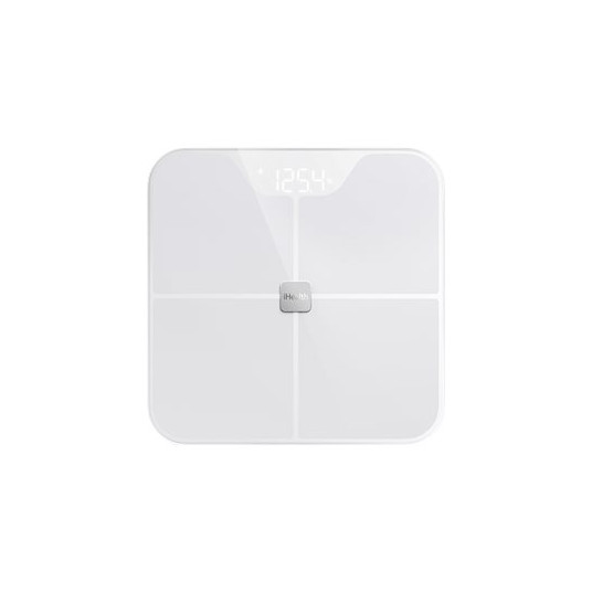 iHealth | Body Analysis Scales | HS2S | Body fat analysis | Body Mass Index (BMI) measuring | Body water percentage | Bone mass analysis | Maximum weight (capacity) 180 kg | Memory function | Multiple users | Muscle ratio/density analysis