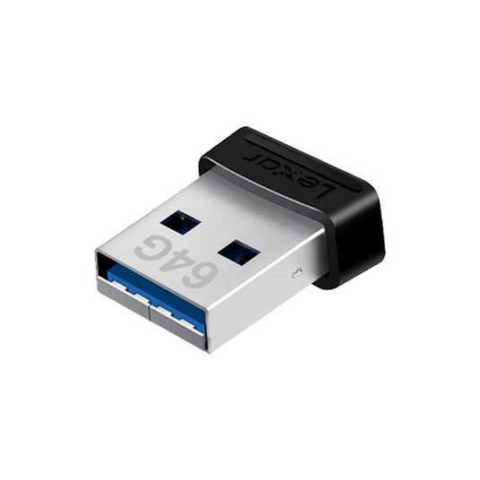 "Lexar" | "Flash atmiņas disks" | "JumpDrive S47" | 64 GB | USB 3.1 | Black