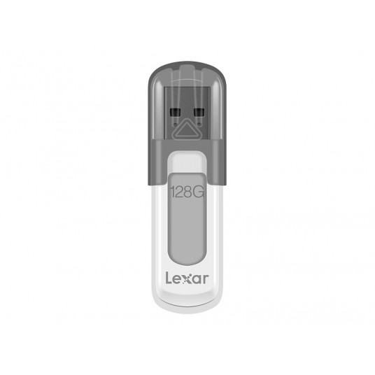 "Lexar" | "Flash atmiņas disks" | "JumpDrive V100" | 128 GB | USB 3.0 | Pelēks