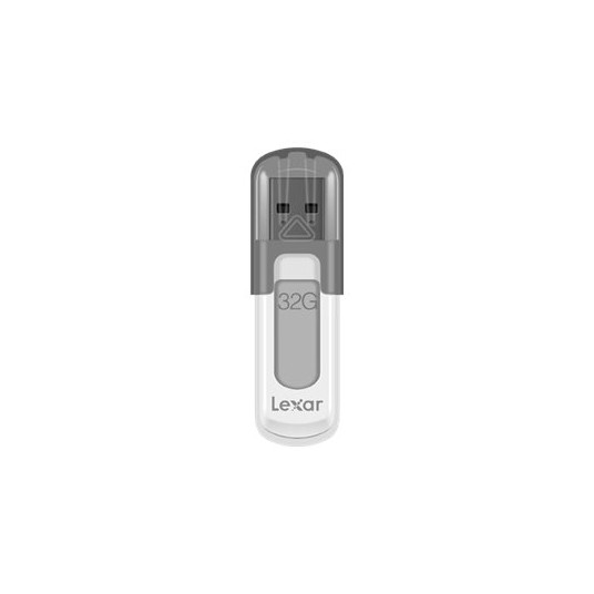 "Lexar" | "Flash atmiņas disks" | "JumpDrive V100" | 32 GB | USB 3.0 | Pelēks