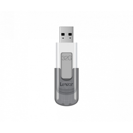 "Lexar" | "Flash atmiņas disks" | "JumpDrive V100" | 32 GB | USB 3.0 | Pelēks