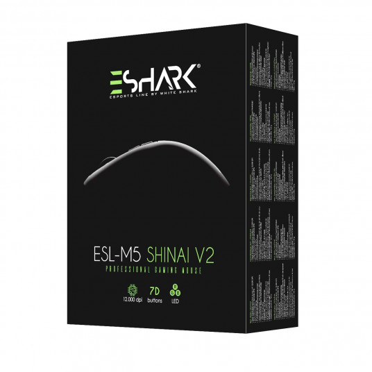 Pele eShark ESL-M5 Shinai-V2 RGB Black