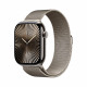 Viedpulkstenis Apple Watch Series 10 GPS + Cellular 46mm Natural Titanium Case with Natural Milanese Loop - S/M