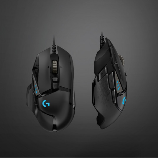 Pele Logitech G502 Hero Optical Gaming Mouse Black