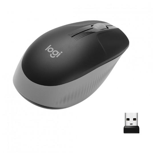 Pele Logitech M190 Optical Mid Grey