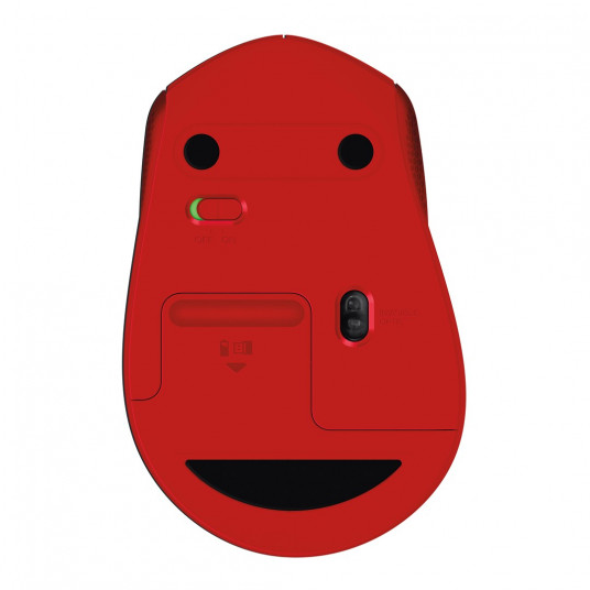 Pele Logitech M330 Silent Plus Optical Red