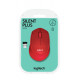 Pele Logitech M330 Silent Plus Optical Red