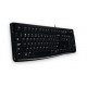 "Logitech K120 USB melns QWERTZ DE"