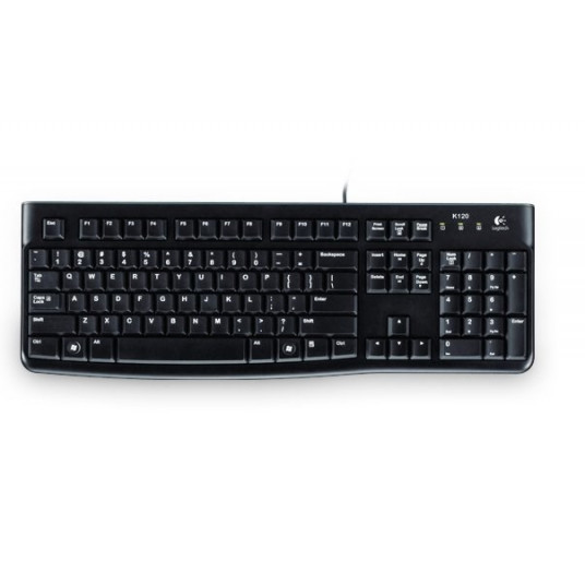 "Logitech K120 USB melns QWERTZ DE"