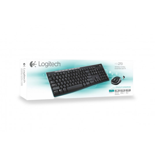 "Logitech Wireless Combo MK270 QWERTY UK"