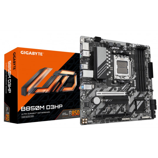 "Gigabyte B850M D3HP pamatplate