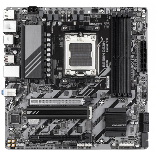 "Gigabyte B850M DS3H pamatplate