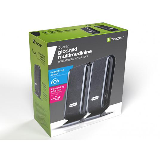 Speakers 2+0 Quanto Black USB