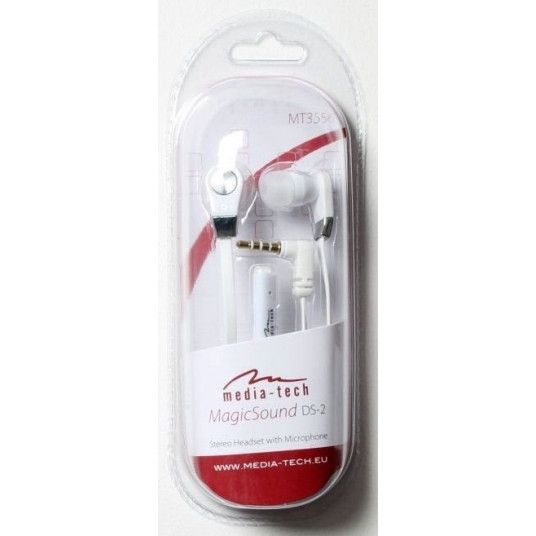 Austiņas Media-Tech MT3556W MagicSound DS-2 White