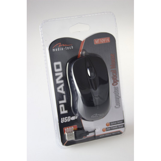 Pele Media-Tech Plano MT1091K Optical Black