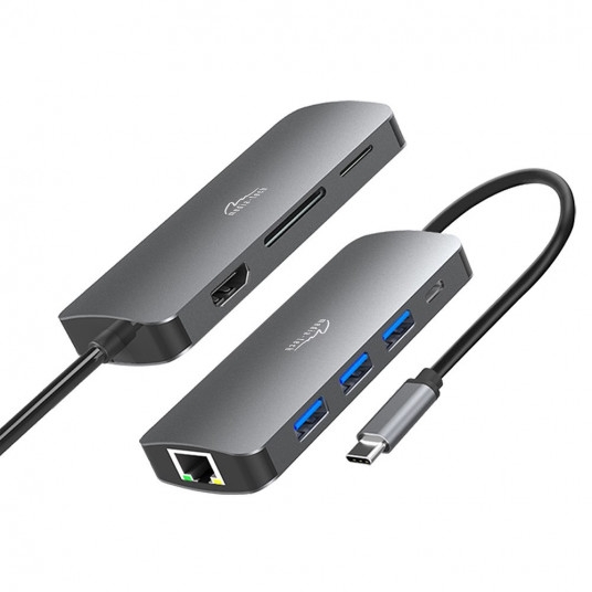 CENTRMEZGLS USB-C 8 PORTI MT504 4