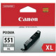 Canon CLI-551GYXL -mustekasetti, smaržas un bojājumi