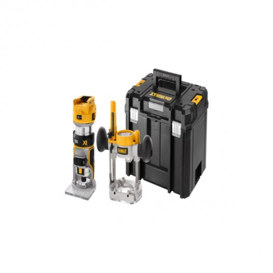 DEWALT DCW604NT-XJ frēzēšana un/vai profilētājs melns, dzeltens 25500 RPM