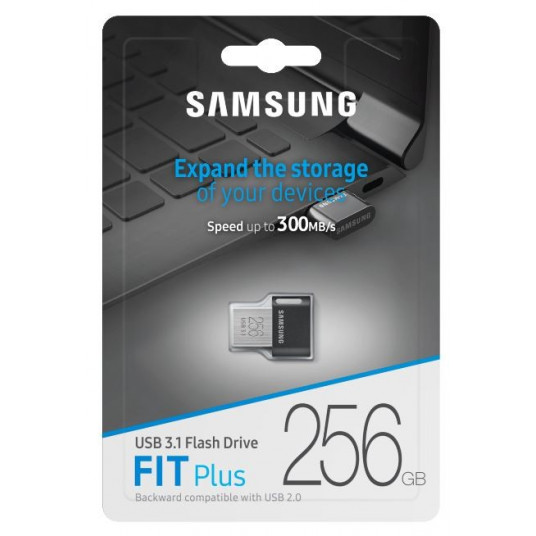 "USB3.1 256 GB FIT Plus zibatmiņas disks pelēks MUF-256AB/A