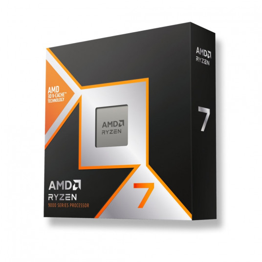 AMD Ryzen 7 9800X3D procesors 4,7 GHz 104 MB L2 un L3 (100-100001084WOF) Kaste