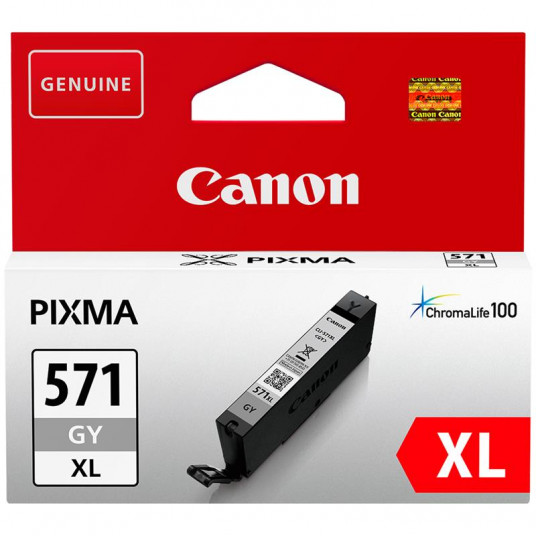 Canon CLI-571GYXL -mustekasetti, smaržas un bojājumi