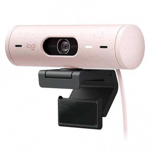 "Logitech Brio 500 Pink