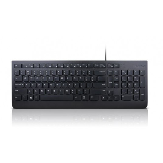 LENOVO ESSENTIAL WIRED KEYBOARD (BLACK) - ESTONIA 454